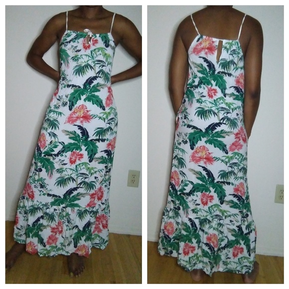 tropical print summer dresses